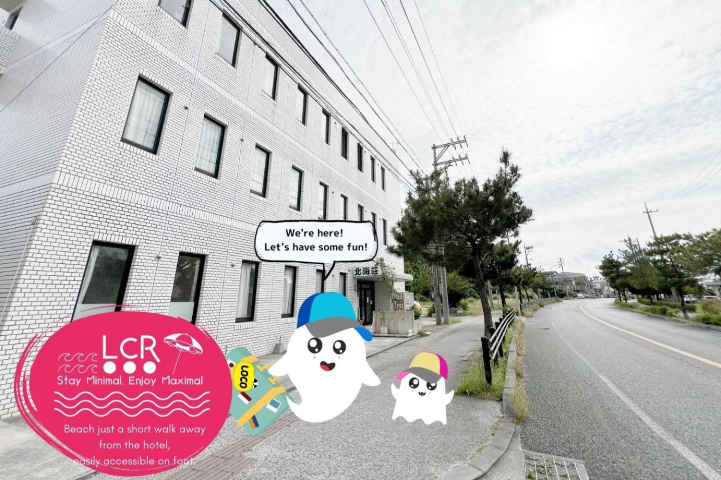 Low Cost Resort Manza Beach （旧：北海荘） Onna Exterior foto